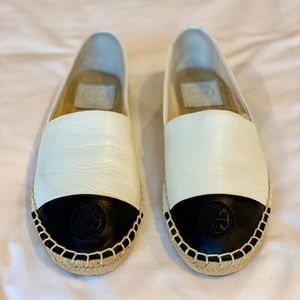 Tory Burch Color-Block Espadrille Flats